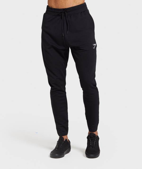 Panske Joggers Gymshark Critical Zip Čierne | ZR3412968